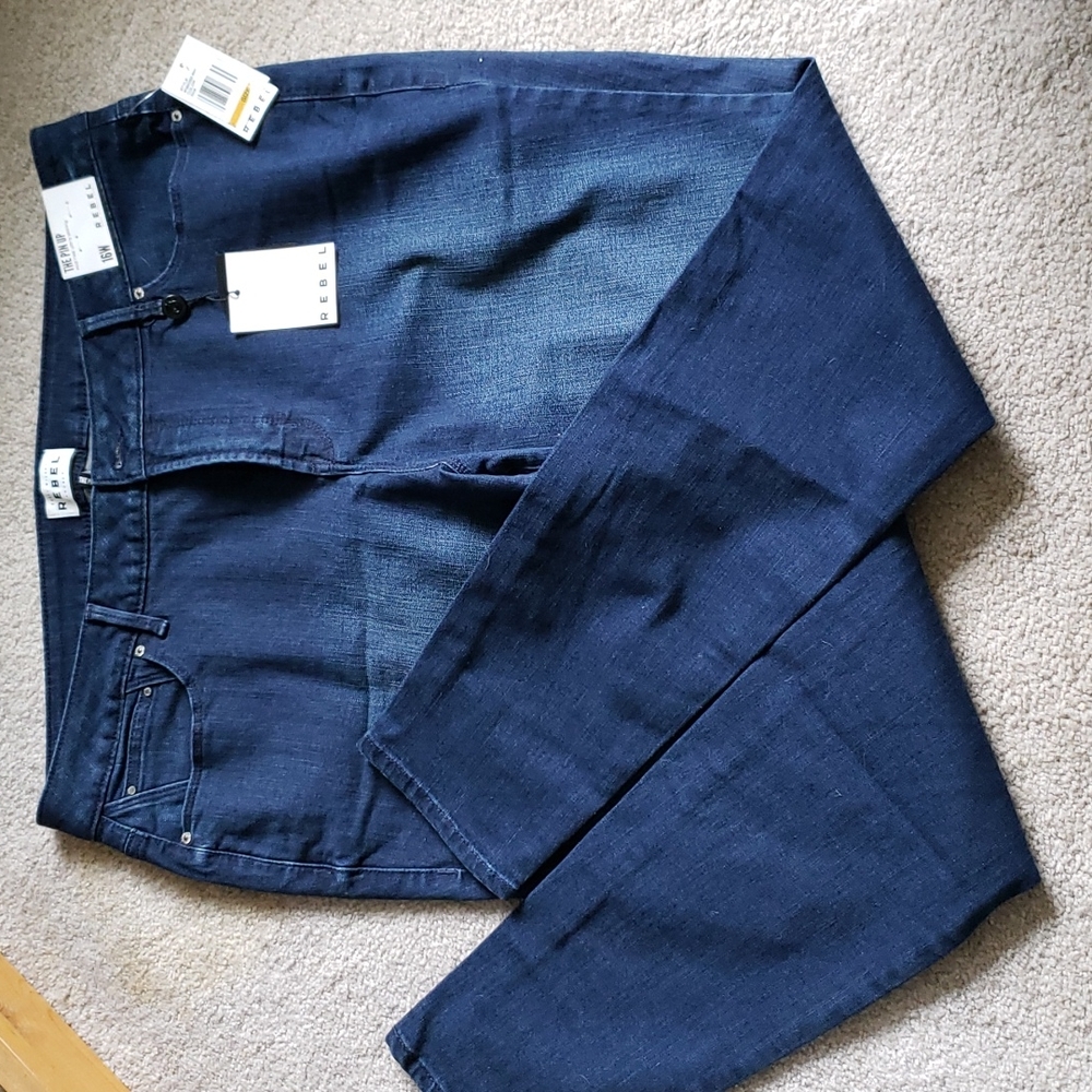 Rebel Wilson The Pin Up Mid Rise Ultra Skinny Jean, NWT, 16W